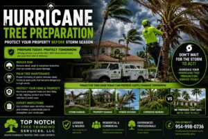 Hurricane Tree Preparation For Storms Hurricanes Top Notch Tree Trimming Services Serving South Florida, Broward, Miami-Dade and Palm Beach Counties