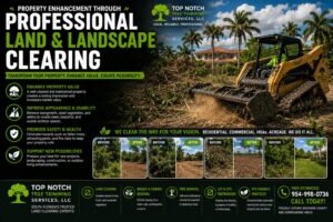 Professional Landscaping Clearing Top Notch Tree Trimming Services South Florida Broward Miami-Dade Palm Beach Counties