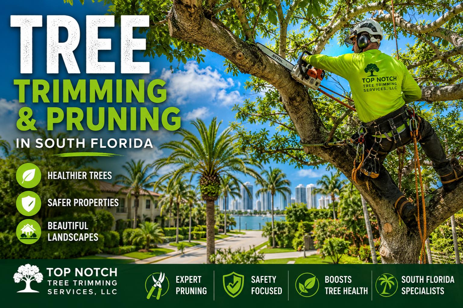 Tree Trimming & Pruming Top Notch Tree Trimming Services Serving South Florida, Broward, Miami-Dade and Palm Beach Counties